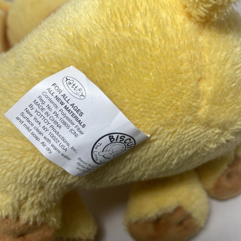 Kohl's Cares Biscuit Little Yellow Puppy 10" Plush Stuffed Animal Toy 2021 - Picture 6 of 8